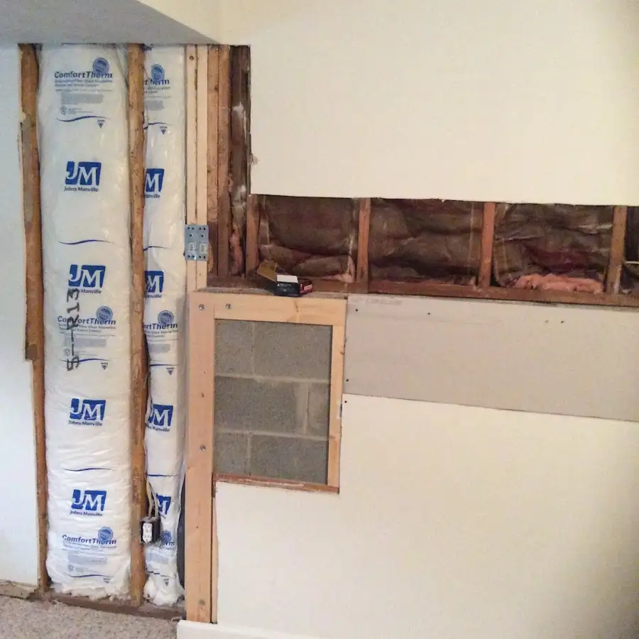 Wall insulation replacement during Odor Removal & Deodorization in Summit